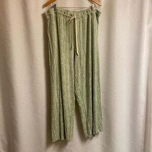 Dip Pajama pants, loose fit, sage green size 3x